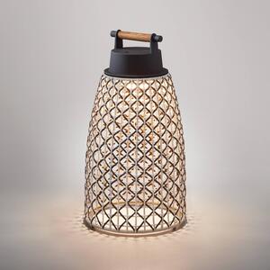 Bover Nans M/49/R lampada da tavolo ricaricabile per esterni marrone