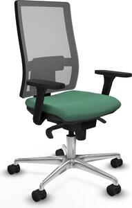 Sedia da ufficio Horna Piqueras y Crespo, modello 3D086N0, colore verde smeraldo