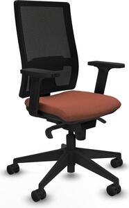 Sedia da ufficio Horna Piqueras y Crespo, modello 2D066N0, colore marrone