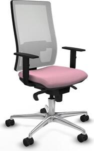 Sedia da ufficio Horna Piqueras y Crespo, modello 1D086N0, colore rosa