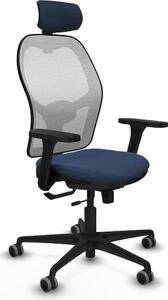 Sedia da ufficio con poggiatesta Jorquera Piqueras y Crespo 3D036G2 Blu navy