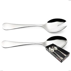 Confezione vetrina 2 pezzi insalata Milano inox 18/10 , Acciaio inox 18/10 (AISI304) lucido a specchio, spessore 2,5 mm