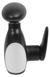 Miscelatore per lavabo con LED – Miscelatore per lavabo – Protezione antiscottatura, indicatore di temperatura – Doccetta estraibile a 360° – Portata 40–60 cm – Miscelatore monocomando (acqua calda/fredda) – Sicuro per bambini – Colore: nero
