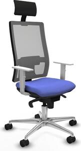 Sedia da ufficio Horna Piqueras y Crespo, modello 4B086N1, colore azzurro chiaro