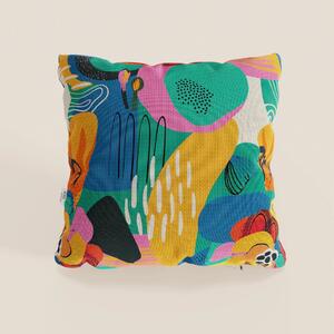 Joy collezione cuscini a fantasie multicolor in tessuto fresco cotone
