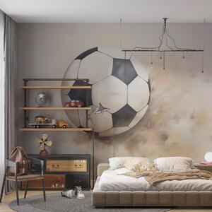 Carta da parati Dipinto raffigurante un pallone da calcio, Carta da parati per gli adolescenti, Carta da parati Calcio, w05640 : Uwalls.it