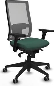 Sedia da ufficio Horna Piqueras y Crespo, modello 3D066G0, colore verde