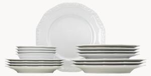 Servizio di piatti Maria White, 4 persone (16 pz)
