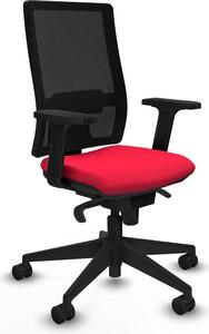 Sedia da ufficio Horna Piqueras y Crespo, modello 2D066N0, colore rosso