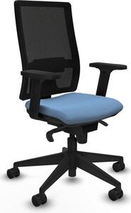 Sedia da ufficio Horna Piqueras y Crespo, modello 2D066N0, colore blu cielo