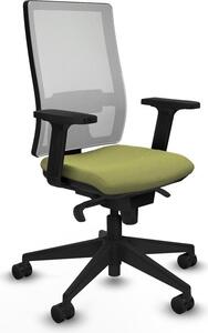Sedia da ufficio Horna Piqueras y Crespo, modello 2D066N0, colore verde