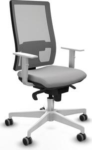 Sedia da ufficio Horna Piqueras y Crespo, modello 4B026G0, colore grigio chiaro