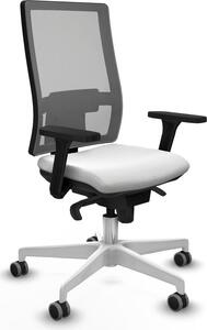 Sedia da ufficio Horna Piqueras y Crespo, modello 3D026G0, colore bianco