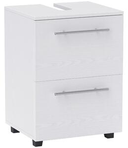 HOMCOM Mobile Sottolavabo Mobiletto Bagno Moderno 41.5x35.5x59 cm Bianco | Aosom Italy