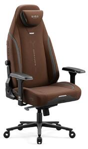 Sedia da gaming Diablo X.Eye Prime con funzione di raffreddamento, sedia da ufficio/scrivania, portata massima 140 kg, dimensioni standard, colore marrone cannella
