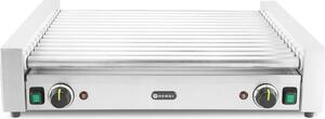 Griglia rotante XL - 2 zone, HENDI, 14 ruote, argento, 220-240V/2000W, 732x590x(H)168mm