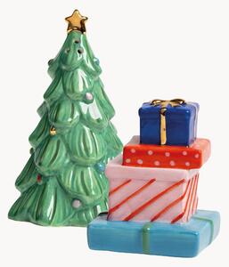 Set porta sale e pepe dipinti a mano Merry 2 pz
