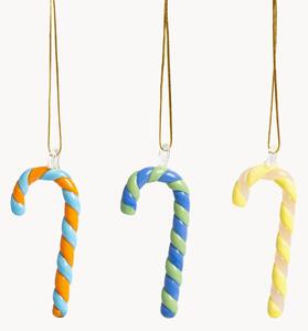 Set di 3 addobbi di Natale fatti a mano Candy Cane