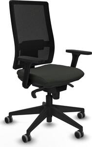 Sedia da ufficio Piqueras y Crespo modello 3D066G0, colore nero