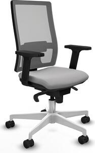 Sedia da ufficio Horna Piqueras y Crespo, modello 2D026N0, colore grigio chiaro