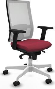 Sedia da ufficio Horna Piqueras y Crespo modello 2D026N0, colore granata