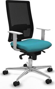 Sedia da ufficio Piqueras y Crespo, modello 4B086N0, colore turchese