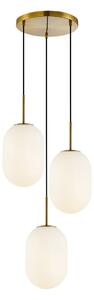 ALIAS GOLD lampada a sospensione 3xE14 cerchio Milagro ML0315