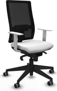 Sedia da ufficio Horna Piqueras y Crespo, modello 4B066G0, colore bianco