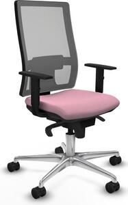 Sedia da ufficio Horna Piqueras y Crespo, modello 1D086N0, colore rosa