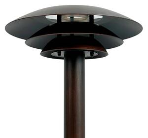 Dyberg Larsen Lampione DL25, color rame, IP44, acciaio inossidabile DL25, Rame, Acciaio Inox, Scandinavo
