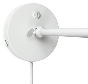 Dyberg Larsen Applique da parete Futura, Bianco / Opale, Soggiorno / Sala da pranzo, Metallo, Scandinavo, Applique