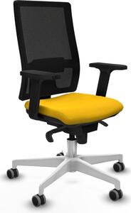 Sedia da ufficio Horna Piqueras y Crespo, modello 2D026G0, colore giallo