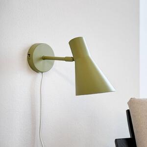 Dyberg Larsen Applique da parete DL12, Verde, Soggiorno / Sala da pranzo, Metallo, Scandinavo, Applique