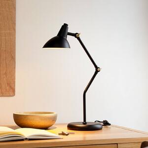 Dyberg Larsen Lampada da scrivania Vela, Nero, Soggiorno / Sala da pranzo, Metallo, Scandinavo, Lampada da tavolo