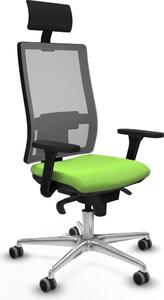 Sedia da ufficio Horna Piqueras y Crespo, modello 3D086G1, colore pistacchio