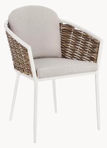Set di 4 sedie da giardino impilabili con braccioli Maribela