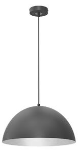 Lampada a sospensione con paralume in metallo 35 cm bianco e nero Beta 1xE27 Milagro