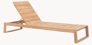 Lettino prendisole in legno di teak Jeremy