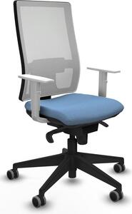 Sedia da ufficio Piqueras y Crespo, modello 4B066G0, colore blu cielo