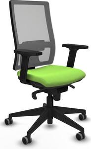 Sedia da ufficio Horna Piqueras y Crespo, modello 2D066G0, colore pistacchio
