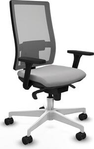 Sedia da ufficio Horna Piqueras y Crespo, modello 3D026N0, colore grigio chiaro