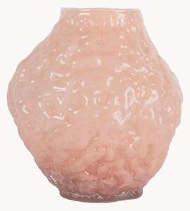 Vaso in vetro soffiato Corallo, alt. 27 cm