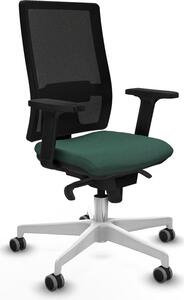 Sedia da ufficio Piqueras y Crespo modello 2D026G0, colore verde