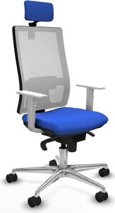 Sedia da ufficio Piqueras y Crespo, modello 4B086N2, colore blu