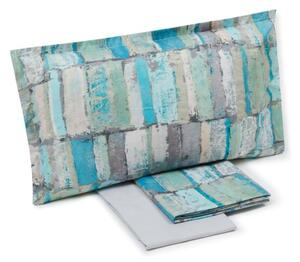 Completo Lenzuola In Percalle Mood Matrimoniale - 250X290 175X205 + 2 Federe 50X80 Emporium Moderno Nuvola Caleffi