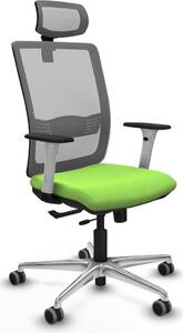 Sedia da ufficio Piqueras y Crespo, modello 1B086G2, colore pistacchio