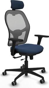 Sedia da ufficio con poggiatesta Jorquera Piqueras y Crespo 3D036G2 Blu navy
