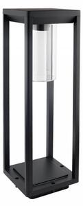 Paletto Lanterna NERO, 50cm, E27 - SERIE VIMO - Base E27