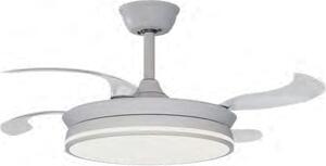Ardes Ventilatore da Soffitto a Pale 6 Velocit con Luce LED, Timer e Telecomando colore Bianco - AR5PL92
