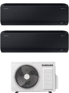 Samsung Climatizzatore Dual split 12000+12000 btu Inverter Condizionatore con Pompa di Calore Gas R32 WIFI Classe A++/A+ (Unit Interna + Unit Est
